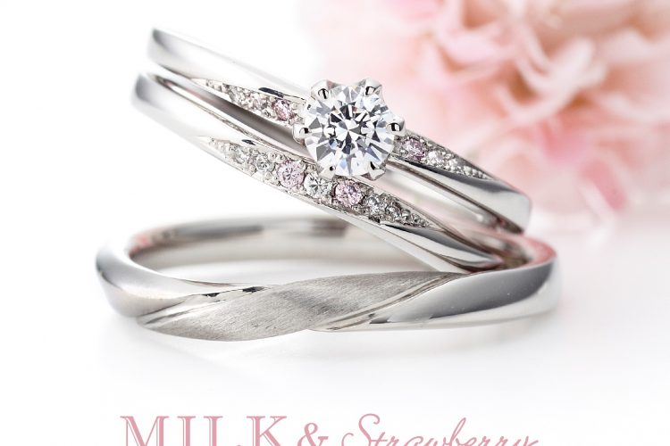 MILK＆Strawberry（ミルク＆ストロベリー）の婚約・結婚指輪のご紹介です♡