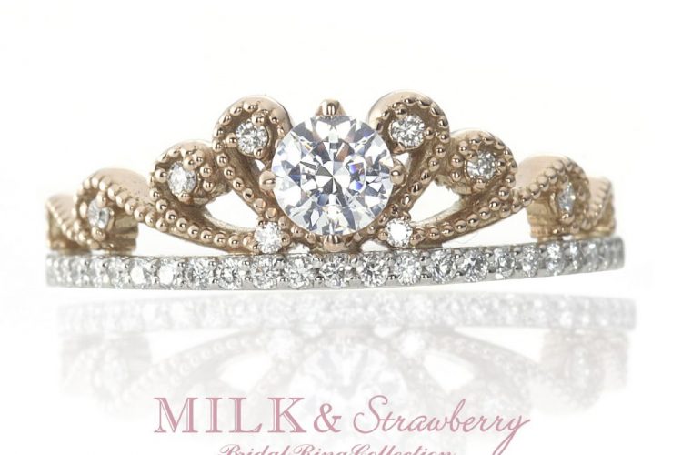 MILK&Strawberry（ミルク＆ストロベリー）の婚約指輪のご紹介です♡